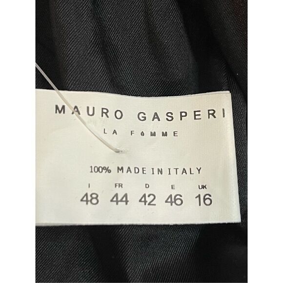 Mauro Gasperi women’s navy blazer size 48 NWOT - Picture 5 of 7